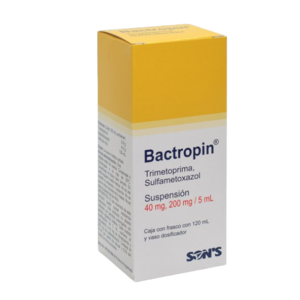 BACTROPIN (Trimetoprima/Sulfametoxazol) 40-200 MG/5 ML. SUSP. FCO. 120 ML. SONS