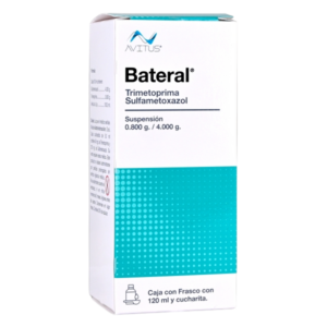 BATERAL SUSP. (Trimetoprima/Sulfametoxazol) 0.800-4.000 G/100 ML. FCO. 120 ML. AVITUS