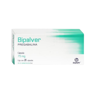 BIPALVER (pregabalina) 75 MG. C/28 CAPS. MAVER