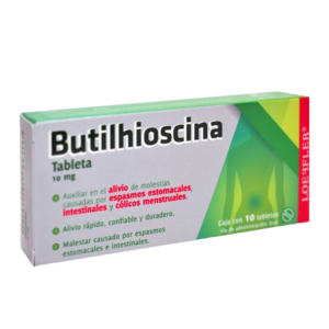 BUTILHIOSCINA 10 MG. C/10 TABS LOEFFLER