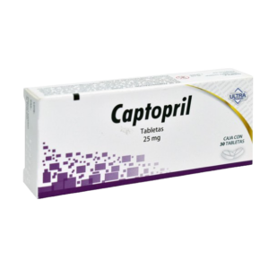 CAPTOPRIL 25 MG. C/30 TABS. ULTRA