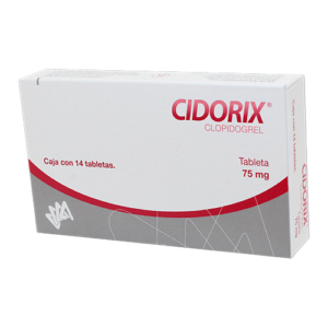 CIDORIX(Clopidogrel) 75 MG. C/28 TABS. AVITUS