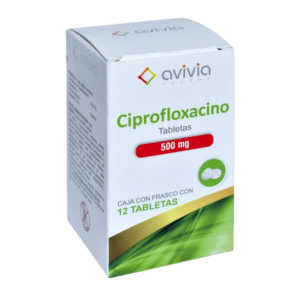 CIPROFLOXACINO 500 MG. C/12 TABS. AVIVIA