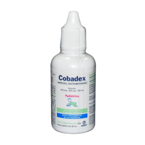 COBADEX SOL. PEDIATRICO (Dextrometorfano+Ambroxol) 400-400 MG/100 ML. FCO. GOTERO 30 ML. MAVER