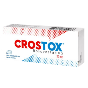 CROSTOX (Rosuvastatina) 20 MG. C/30 TABS. MAVI