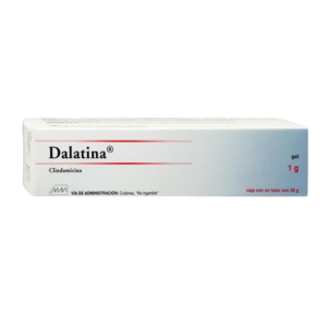 DALATINA GEL (Clindamicina) 1 G/100 G. TUBO C/30 G. MAVI