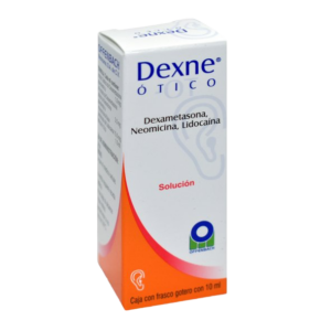 DEXNE ÓTICO (Dexametasona/Neomicina/Lidocaína) SOL. 1.0-3.5-15.0 MG/1 ML. FCO GOTERO 10 ML. OFFENBACH