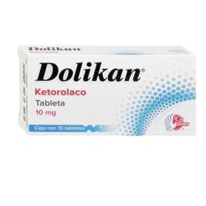 DOLIKAN (Ketorolaco) 10 MG. C/10 TABS. COLLINS