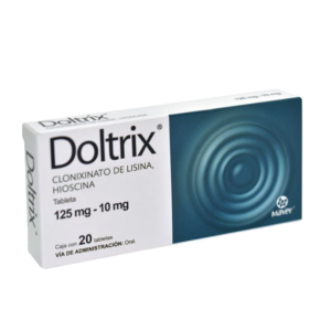 DOLTRIX (Butilhioscina ó Hioscina+Clonixinato de Lisina) 125/10 MG. C/20 TABS. MAVER