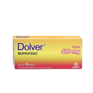 DOLVER (Ibuprofeno) 400 MG. C/10 TABS. MAVER