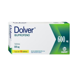 DOLVER (Ibuprofeno) 600 MG. C/10 TABS. MAVER