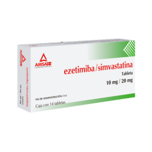 EZETIMIBA/SIMVASTATINA 10/20 MG. C/14 TABS. AMSA