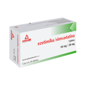 EZETIMIBA/SIMVASTATINA 10/20 MG. C/28 TABS. AMSA