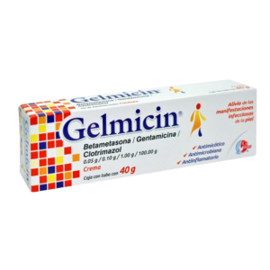 GELMICIN (Betametasona/Clotrimazol/Gentamicina) CREMA 0.05-0.10-1 G/100 G. TUBO/40 G. COLLINS