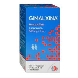 GIMALXINA (Amoxicilina) SUSP. 500 MG/5 ML. FCO. 75 ML. COLLINS