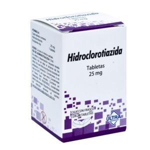 HIDROCLOROTIAZIDA 25 MG. C/20 TABS. ULTRA