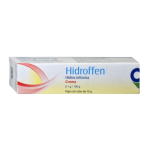 HIDROFFEN (Hidrocortisona) CREMA 0.1 G/100 G. TUBO C/15 G. OFFENBACH