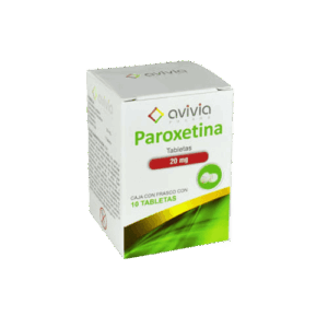 PAROXETINA 20 MG. C/ 10 TABS. AVIVIA