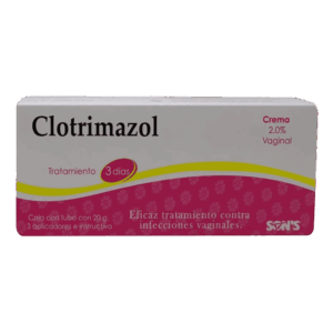CLOTRIMAZOL (Clotrimazol ) CREMA 2% VAGINAL TUBO C/20 G. y 3 APLICS. SONS