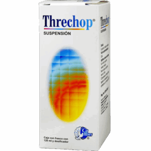 THRECHOP (Furazolidona/Diyodohidroxiquinoleina/Homatropina/Caolin/Pectina) SUSP. 0.40-1.25-20-1-0.02 G/100 ML. FCO. 120 ML. COLLINS