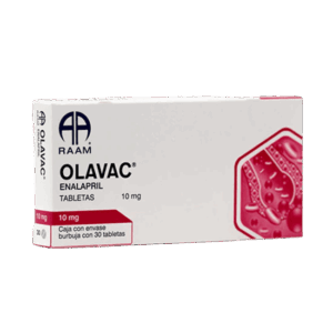 OLAVAC (Enalapril) 10 MG. C/30 TABS. RAAM
