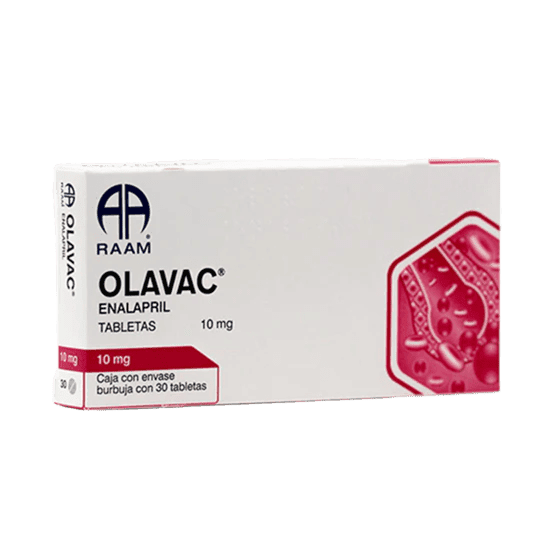 OLAVAC (Enalapril) 10 MG. C/30 TABS. RAAM