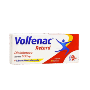 VOLFENAC RETARD (Diclofenaco Sódico) L.P. 100 MG. C/20 TABS. COLLINS