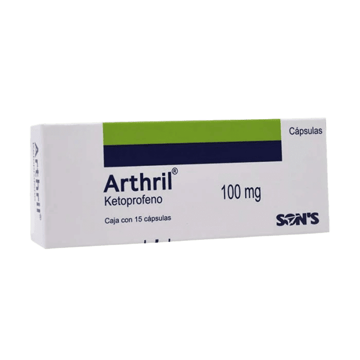 ARTHRIL (Ketoprofeno) 100 MG. C/15 CAPS. SONS