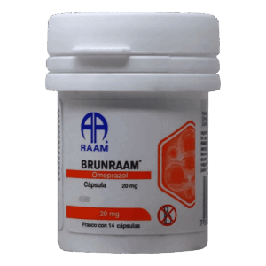 BRUNRAAM (Omeprazol) 20 MG. FCO. C/14 CAPS. RAAM
