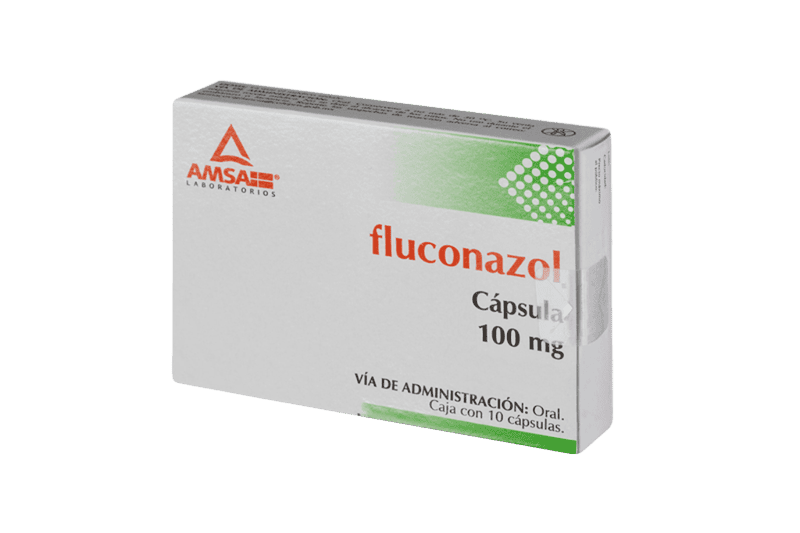 FLUCONAZOL 100 MG. C/10 CAPS. AMSA
