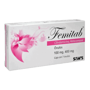 FEMITAB (Clindamicina/Ketoconazol) 100/400 MG. C/7 ÓVULOS SONS