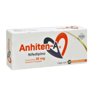 ANHITEN-A (Nifedipino) 30 MG. C/30 COMPS. L.P. ULTRA