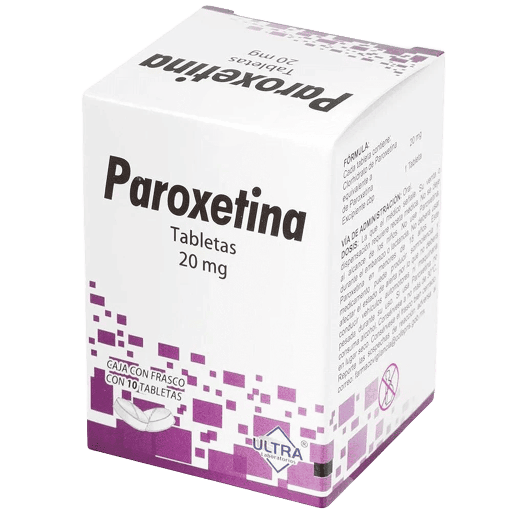 PAROXETINA 20 MG. C/10 TABS. ULTRA