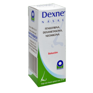DEXNE NASAL (Dexametasona/Neomicina/Fenilefrina) SOL. 1.0-3.5-2.5 MG/1 ML. FCO GOTERO. 10 ML. OFFENBACH