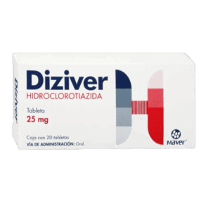 DIZIVER (Hidroclorotiazida) 25 MG. C/20 TABS. MAVER