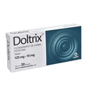 DOLTRIX (Butilhioscina ó Hioscina+Clonixinato de Lisina) 125/10 MG. C/20 TABS. MAVER
