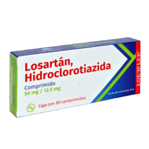 LOSARTÁN/HIDROCLOROTIAZIDA 50/12.5 MG. C/30 COMPS. LOEFFLER