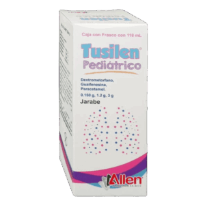 TUSILEN PEDTCO JARABE (Dextrometorfano/Guaifenesina/Paracetamol) 0.150-1.2-3.0 G/100 G. FCO. 118 ML. AVITUS