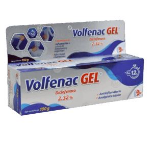 VOLFENAC (Diclofenaco) GEL 2.32% 12h TUBO C/100 G. COLLINS