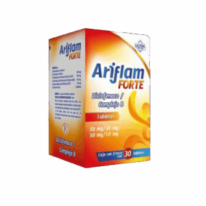 ARIFLAM FORTE (Complejo B) 50/50/50/1.0 MG. C/30 TABS. ULTRA