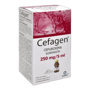 CEFAGEN (cefuroxima) 250 MG/5 ML. SUSP. FCO. 50 ML. MAVER