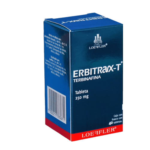 ERBITRAX-T (Terbinafina) C/40 TABS. 250 MG. LOEFFLER