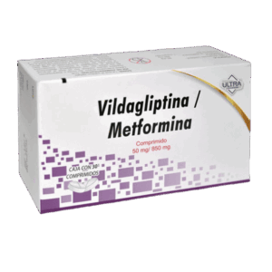 VILDAGLIPTINA/METFORMINA 50/850 MG. C/30 COMPS. ULTRA
