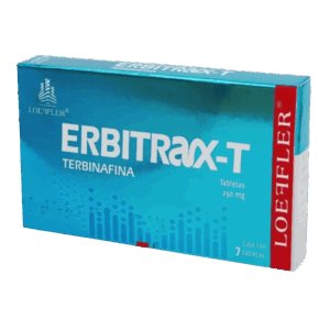 ERBITRAX-T (Terbinafina) 250 MG. C/ 7 TABS. LOEFFLER