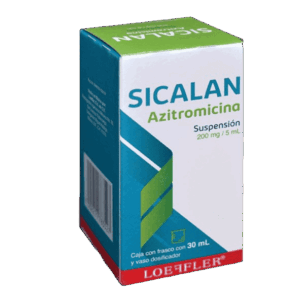 SICALAN SUSP. (Azitromicina) 4 G/100 ML. FCO. 30 ML. LOEFFLER