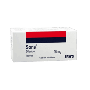 SONS (Difenidol) 25 MG. C/30 TABS. SONS