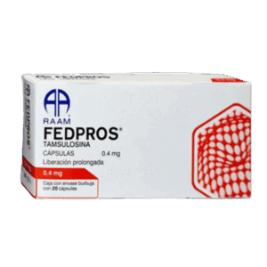 FEDPROS (Tamsulosina) 0.4 MG. C/20 CAPS. L.P. RAAM