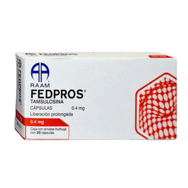 FEDPROS (Tamsulosina) 0.4 MG. C/20 CAPS. L.P. RAAM