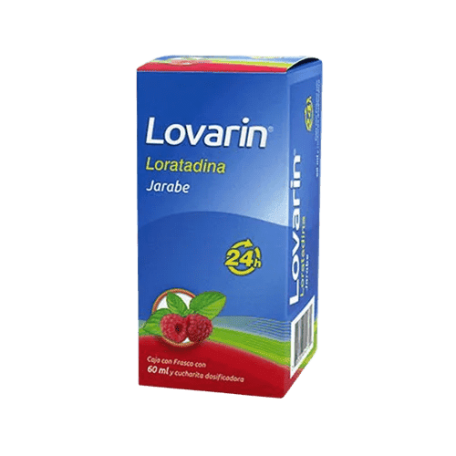 LOVARIN JARABE (Loratadina) 100 MG/100 ML. FCO. 60 ML. COLLINS