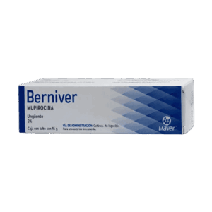 BERNIVER (mupirocina) UNGÜENTO 2% TUBO C/15 G. MAVER